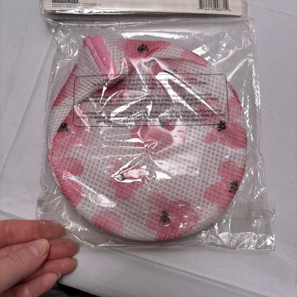 Delicate Bra Wash Bag - Pink Floral - Picture 6 of 6